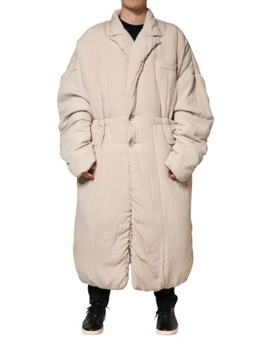 Padded Collared Long Trench Coat Men's Jacket (Pre-Owned) - Dolce & Gabbana - Modalova
