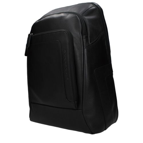 Leather Men's Backpack - Piquadro - Modalova