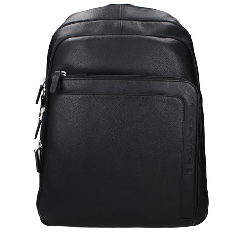 Leather Men's Backpack - Piquadro - Modalova
