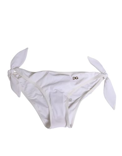 Side Tie Logo Bikini Bottom Women's Underwear - Dolce & Gabbana - Modalova