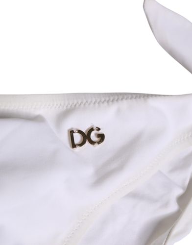 Side Tie Logo Bikini Bottom Women's Underwear - Dolce & Gabbana - Modalova