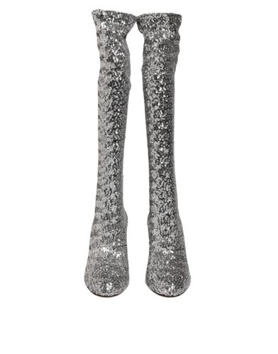Women's Sequins Glitter High Heel Boot Women's Shoes - Dolce & Gabbana - Modalova