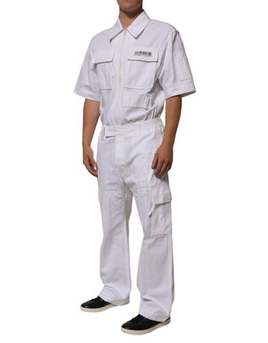 Barcode Patch Utility Zip Jumpsuit Men's Pants (Pre-Owned) - Dolce & Gabbana - Modalova