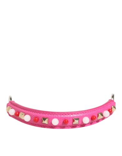 Embellished Leather Bag Handle Women Shoulder Women's Strap - Dolce & Gabbana - Modalova