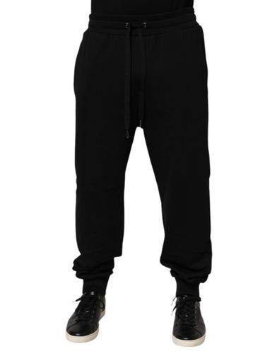 Cotton Drawstring Logo SweatMen's Men's Pants - Dolce & Gabbana - Modalova