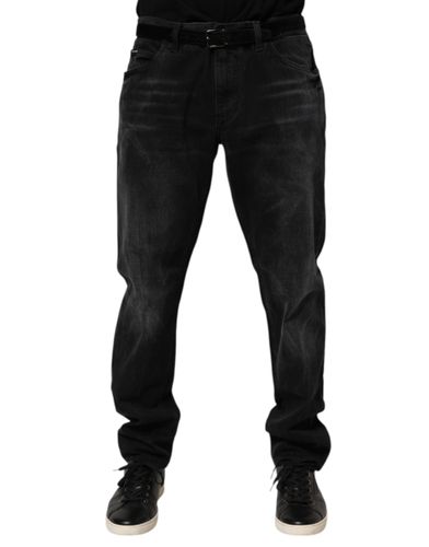 Washed Cotton Skinny Men Denim Men's Jeans - Dolce & Gabbana - Modalova