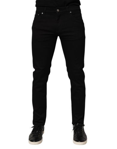 Cotton Blend Skinny Men Trouser Men's Pants - Dolce & Gabbana - Modalova