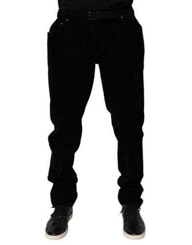 Cotton Slim Fit Denim Trouser Men's Jeans - Dolce & Gabbana - Modalova