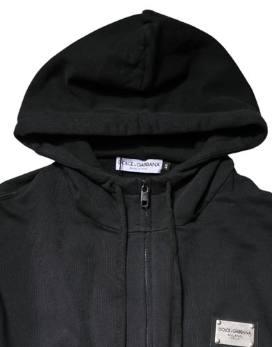 Logo FullZip Hooded Sweatshirt Men's Sweater (Pre-Owned) - Dolce & Gabbana - Modalova