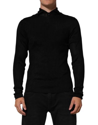Viscose Turtle Neck Pullover Men's Sweater - Dolce & Gabbana - Modalova
