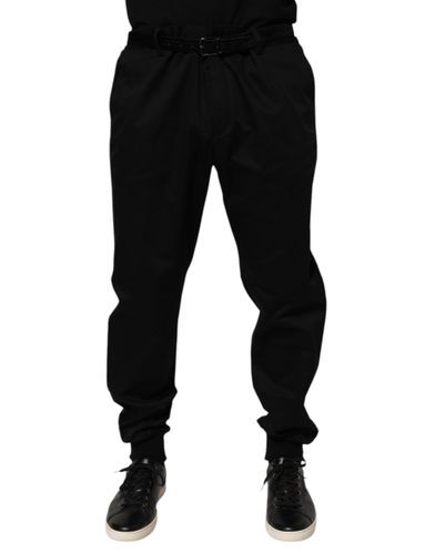 Cotton Stretch Casual Trouser Men's Pants - Dolce & Gabbana - Modalova