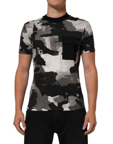 Camouflage Men Short Sleeves Men's T-shirt - Dolce & Gabbana - Modalova