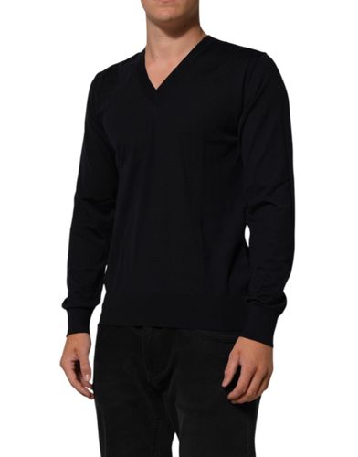 Cashmere Knit V-Neck Pullover Men's Sweater (Pre-Owned) - Dolce & Gabbana - Modalova