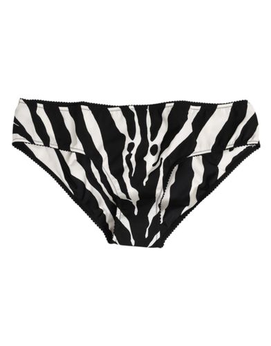 Zebra Print Slip Briefs Women's Underwear - Dolce & Gabbana - Modalova