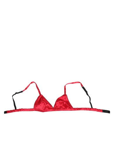 Silk Satin Triangle Soft Cup Br Women's Underwear - Dolce & Gabbana - Modalova