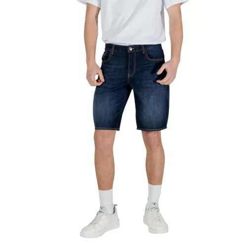 Cotton Bermuda Men's Shorts - Armani Exchange - Modalova
