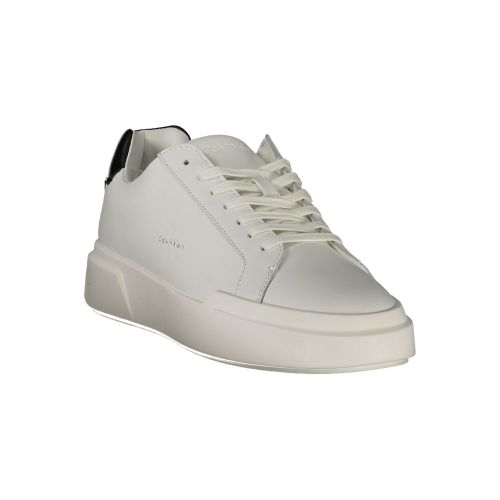 Bianco Leather Men Men's Sneaker - Calvin Klein - Modalova