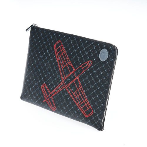Leather Men Men's Clutch - Trussardi - Modalova
