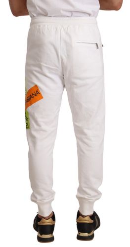 Cotton Logo Patch SweatMen's Jogging Men's Pants - Dolce & Gabbana - Modalova
