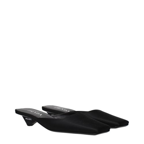 Satin Flat Women's Sandals - Prada - Modalova