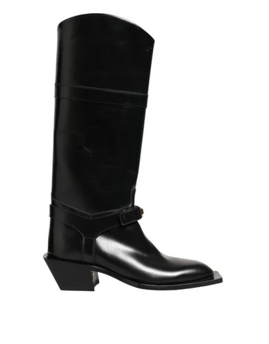 Logo Plaque Over The Calf Boots Men's Shoes (Pre-Owned) - Dolce & Gabbana - Modalova