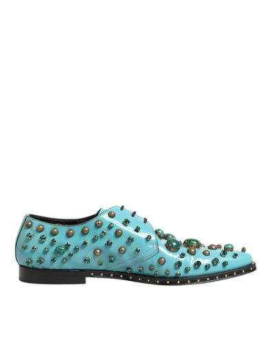 Crystal Embellished Men Derby Men's Shoes (Pre-Owned) - Dolce & Gabbana - Modalova