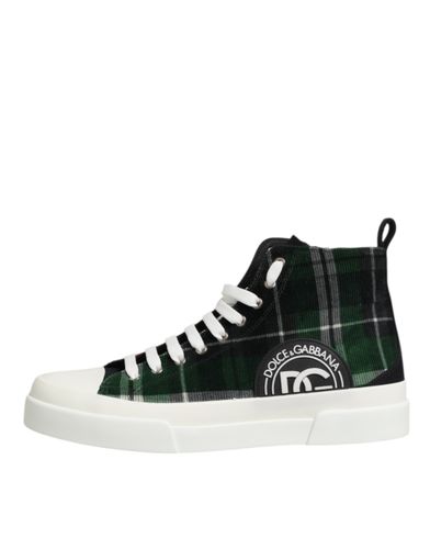 Cotton High Top Men Sneakers Men's Shoes - Dolce & Gabbana - Modalova