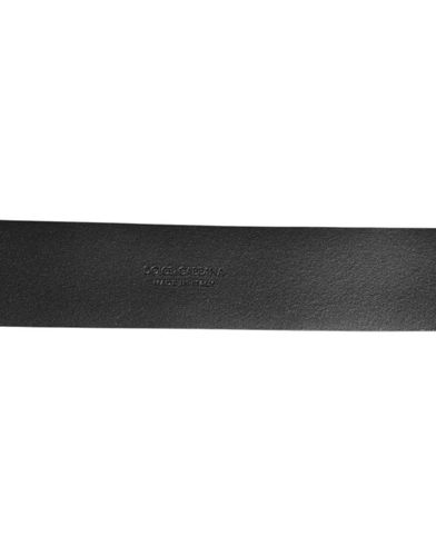Leather Side Rings Brass Buckle Men's Belt - Dolce & Gabbana - Modalova