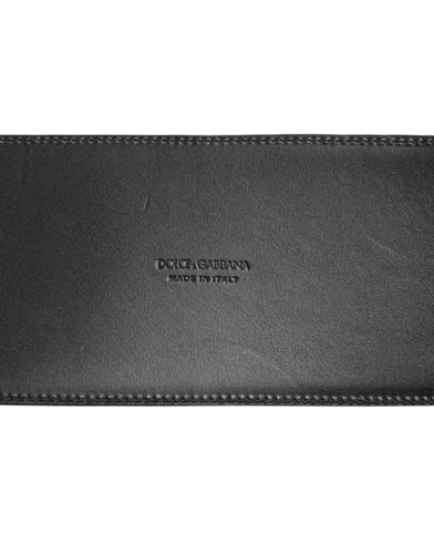 Leather 4-Strap Metal Multi-Buckle Men's Belt - Dolce & Gabbana - Modalova