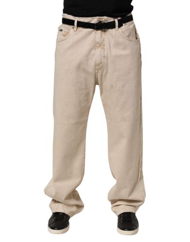 Cotton Straight Denim Trouser Men's Jeans - Dolce & Gabbana - Modalova