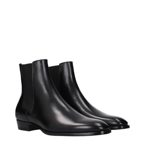Leather Ankle Men's Boots - Celine - Modalova