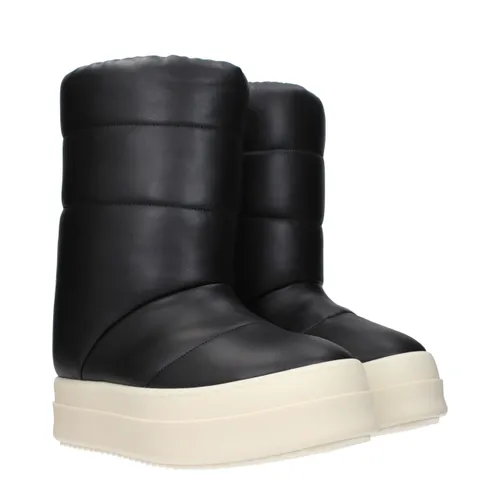 Leather Ankle Men's Boots - Rick Owens - Modalova