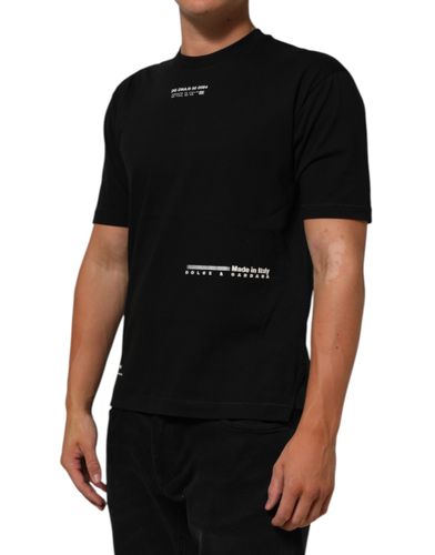 Statement Cotton Men Crew Neck Men's T-shirt (Pre-Owned) - Dolce & Gabbana - Modalova