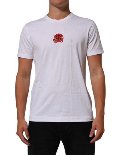Cotton DG Love Patch Crew Neck Men's T-shirt (Pre-Owned) - Dolce & Gabbana - Modalova