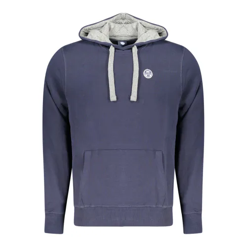 Cotton Men's Hooded Men's Sweatshirt - North Sails - Modalova