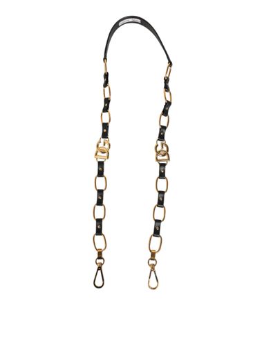 Leather Gold Chain Bag Accessory Shoulder Women's Strap (Pre-Owned) - Dolce & Gabbana - Modalova