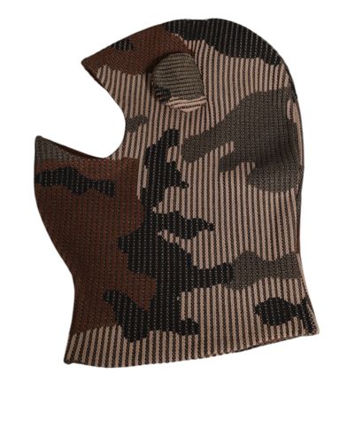 Camouflage Balaclava Mask Men Cap One Size Men's Hat - Dolce & Gabbana - Modalova