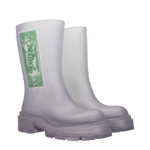 Pvc Ankle Men's Boots - Off-White - Modalova