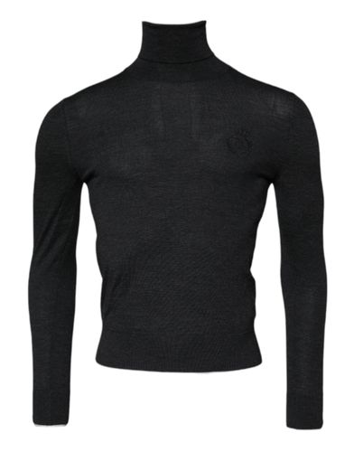 Wool Turtle Neck Men Pullover Men's Sweater - Dolce & Gabbana - Modalova