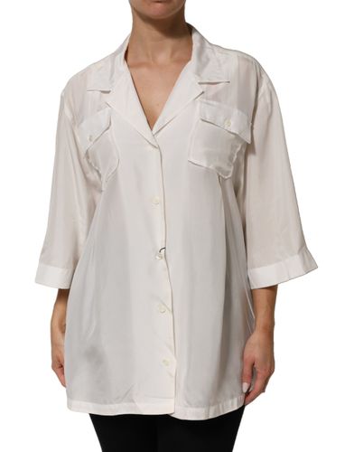 Silk Button Down Polo Shirt Women's Top (Pre-Owned) - Dolce & Gabbana - Modalova