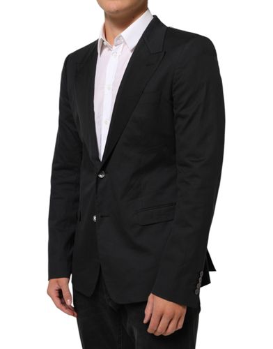Cotton 2 Buttons Suit Jacket Men's Blazer - Dolce & Gabbana - Modalova