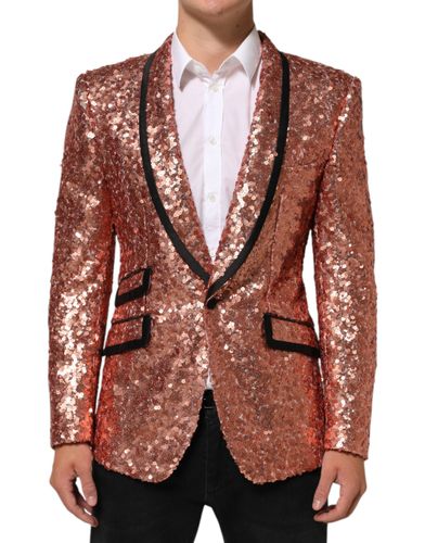Sequin SICILIA 1 Button Men Suit Men's Blazer - Dolce & Gabbana - Modalova