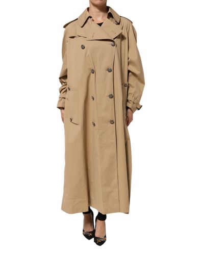 Double Breasted Trench Coat Women's Jacket (Pre-Owned) - Dolce & Gabbana - Modalova