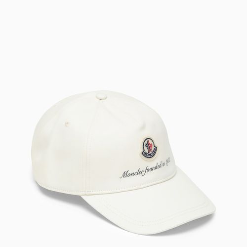 White baseball cap with logo - Moncler - Modalova