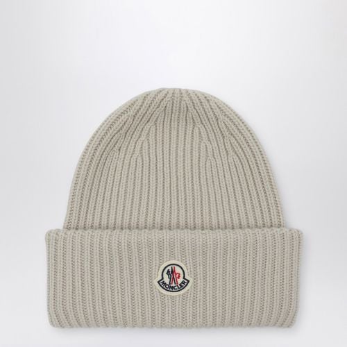 Beige wool and cashmere bonnet - Moncler - Modalova