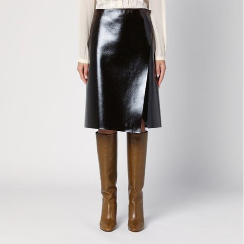 Shiny faux leather pencil skirt - Philosophy - Modalova