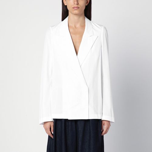 White double-breasted cotton jacket - Dries Van Noten - Modalova