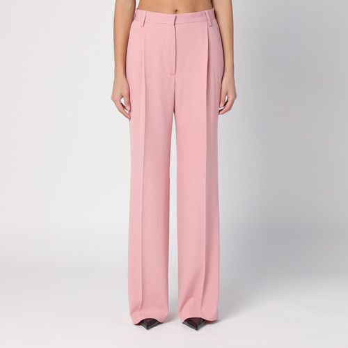 Pantalone rosa in lana - Dries Van Noten - Modalova