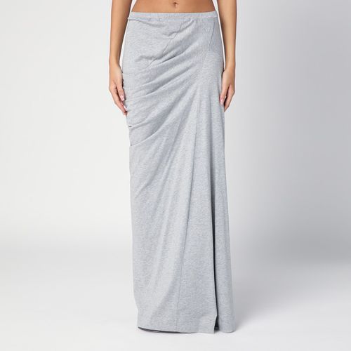 Light grey long draped skirt - Dries Van Noten - Modalova