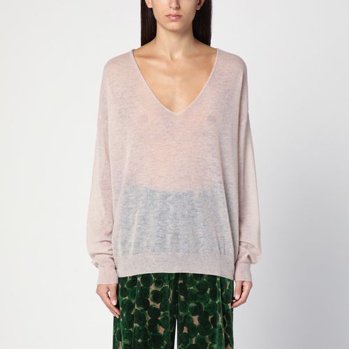 Light pink sweater in wool blend - Dries Van Noten - Modalova